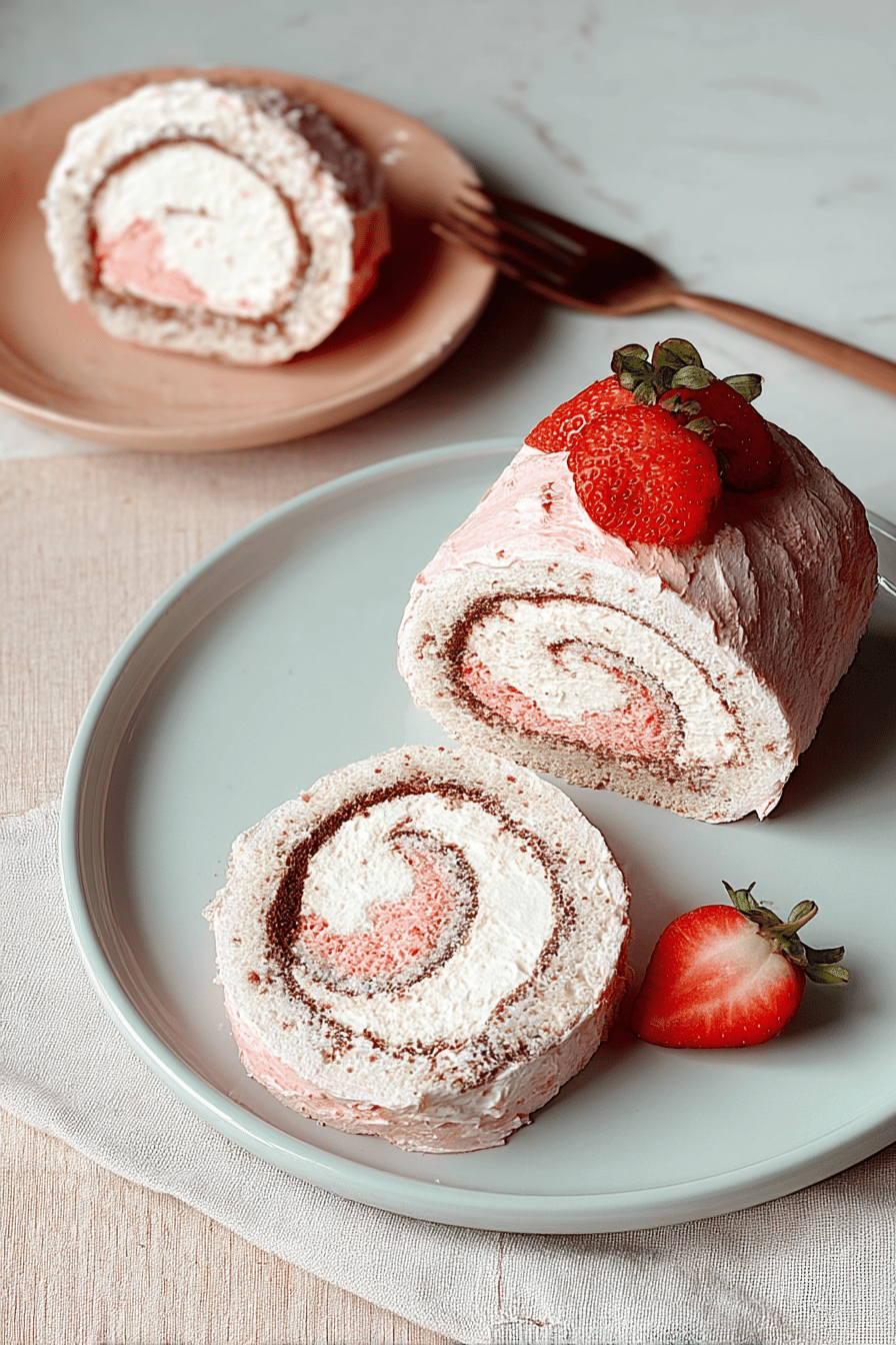neapolitan roll cake