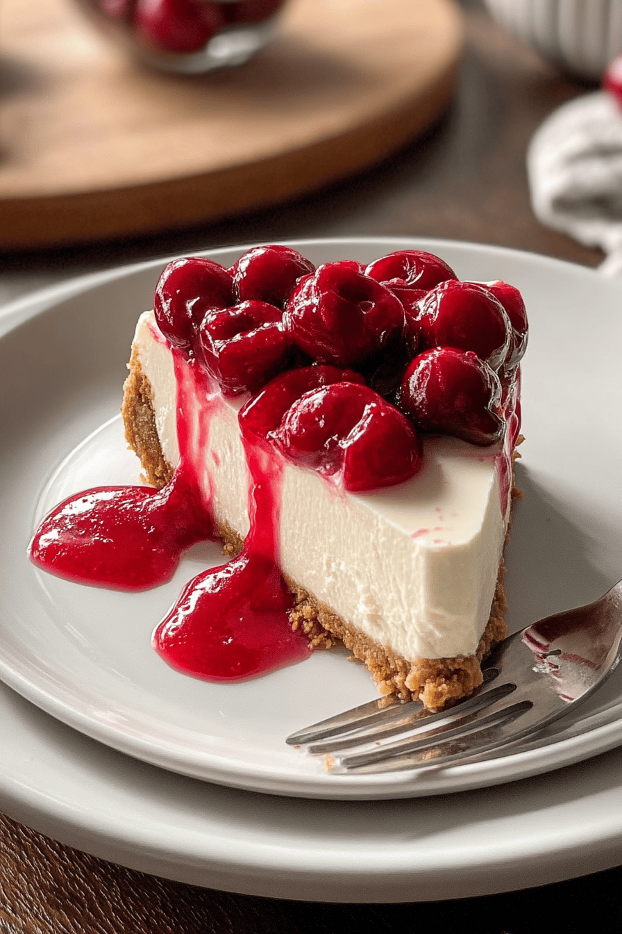 no bake cherry cheesecake recipe