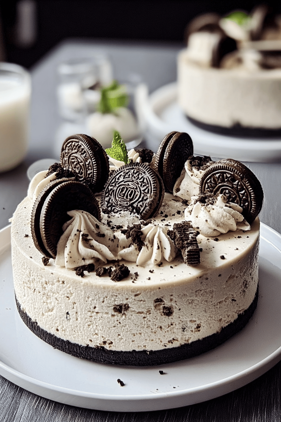 no bake oreo cheesecake