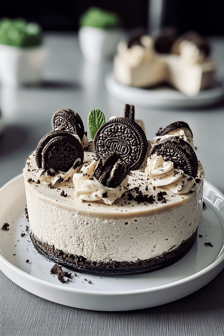 no bake oreo cheesecake