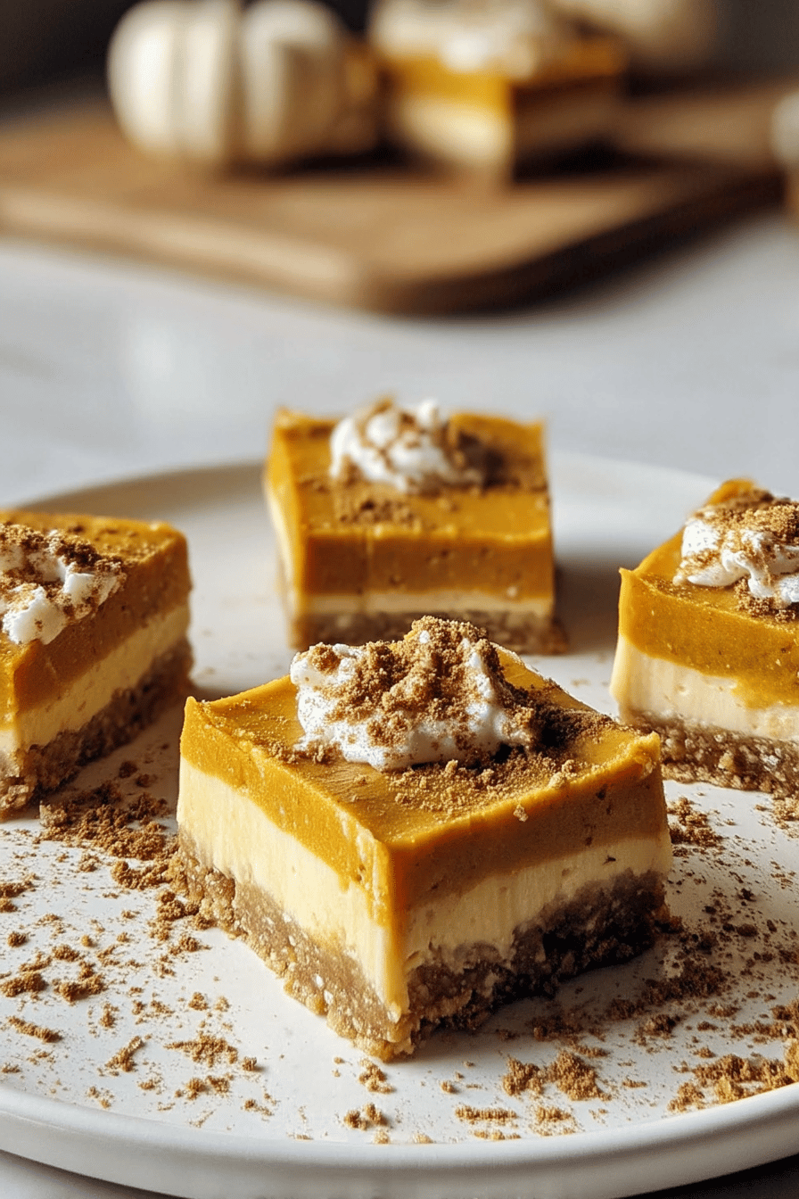 pumpkin cheesecake bars