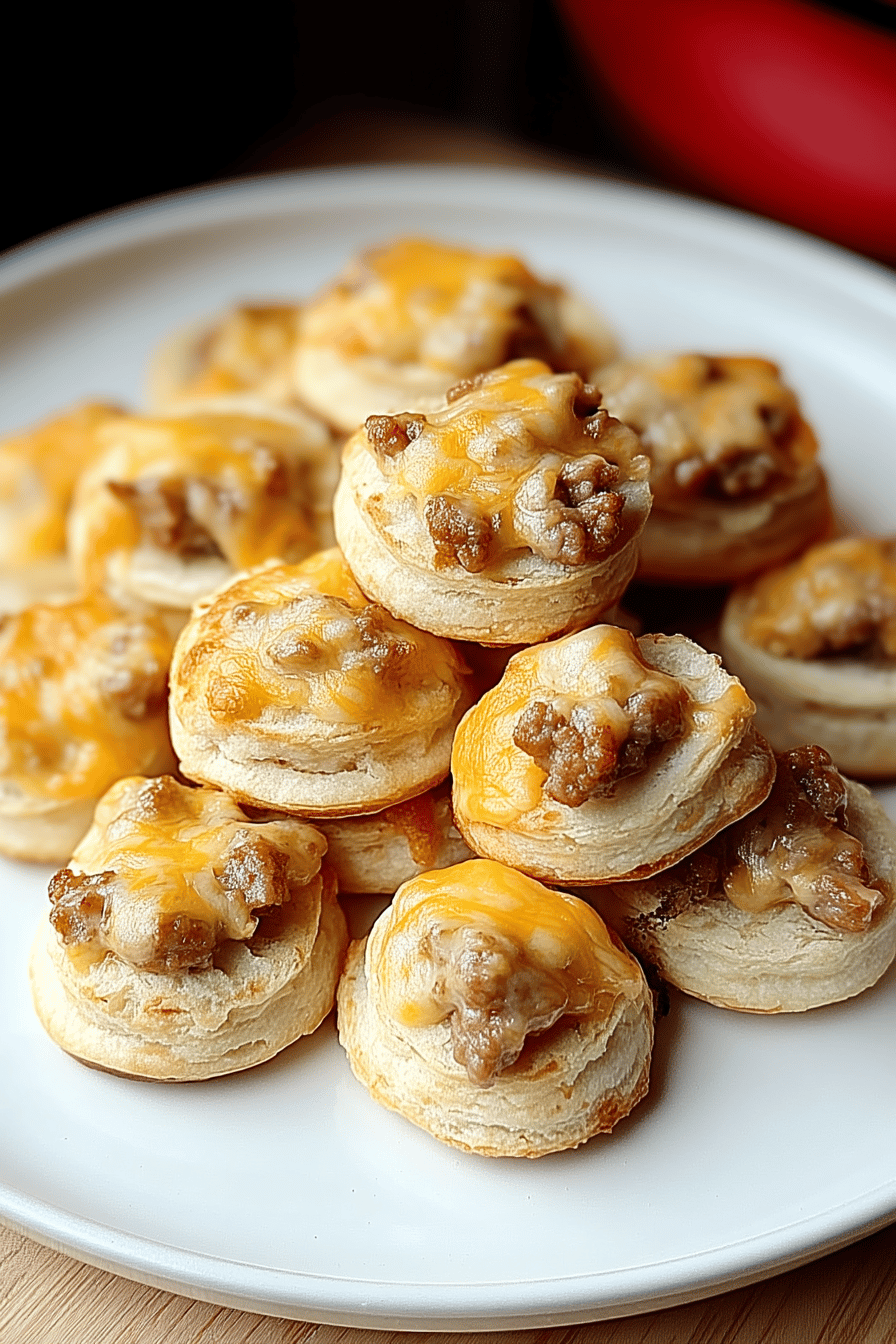 sausage cream cheese biscuit bites