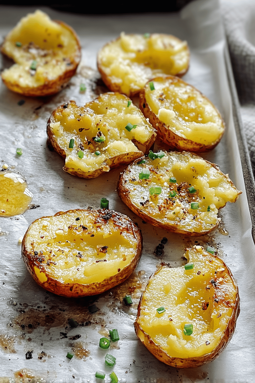smashed potatoes