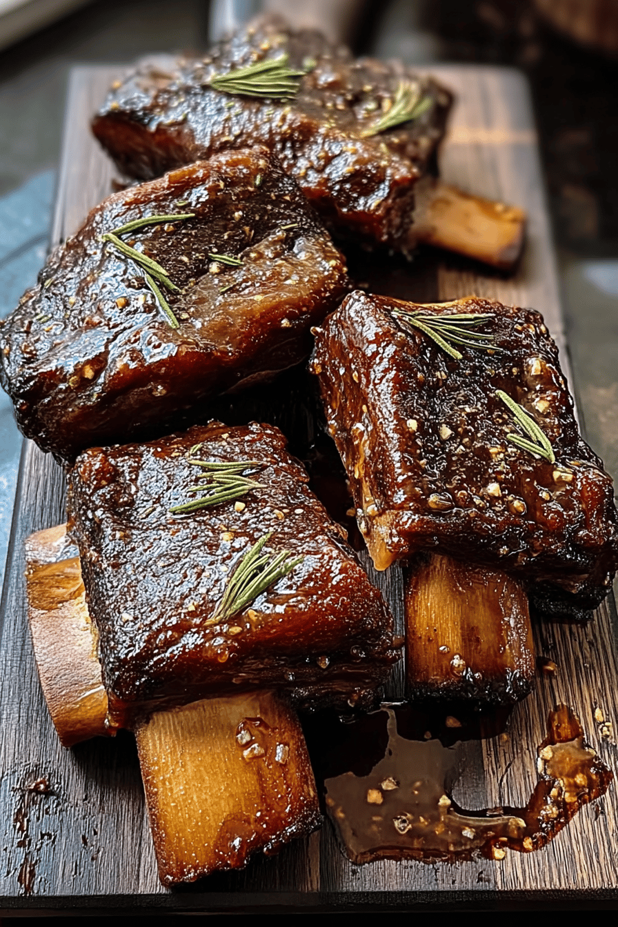 smoked beef short ribs