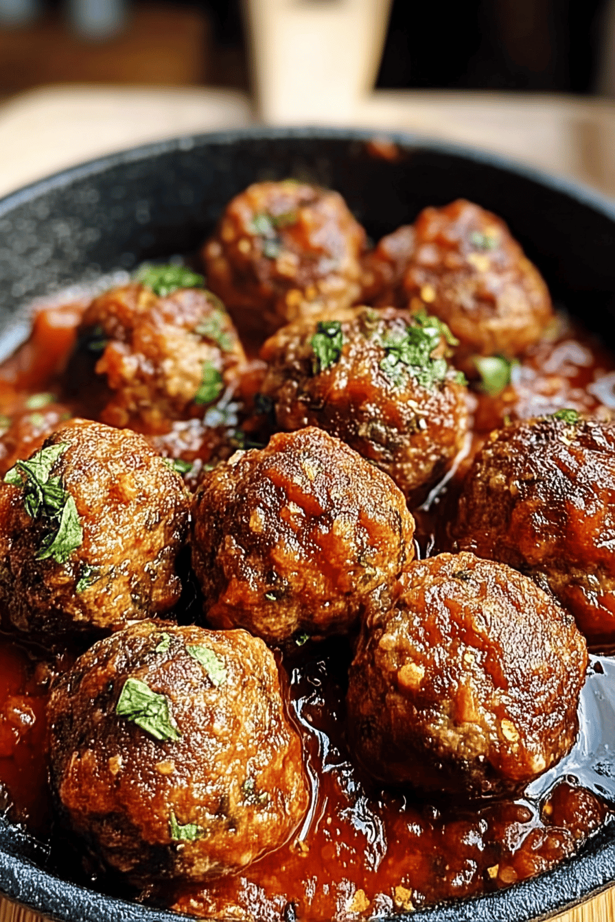 smoked italian meatballs recipe