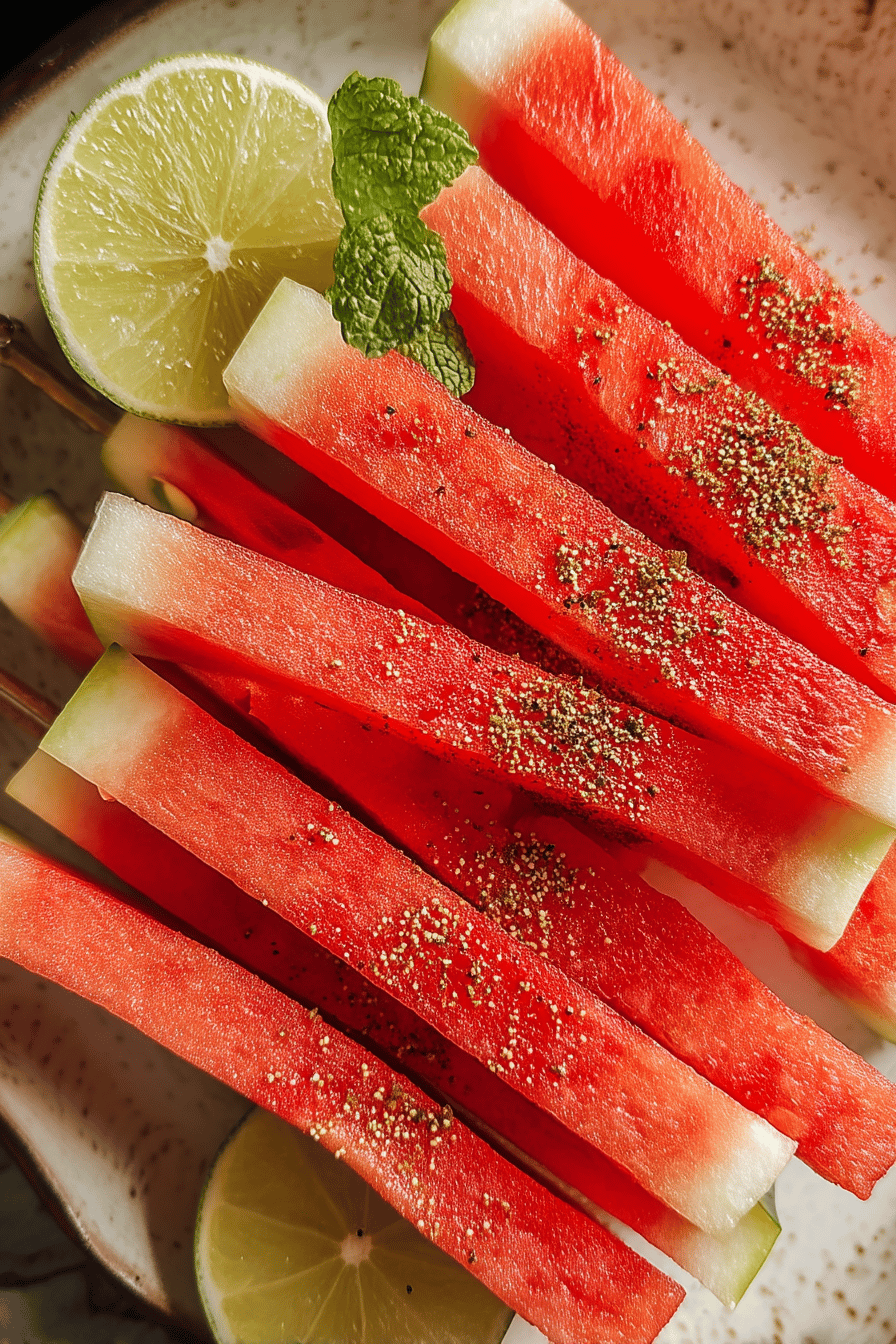 watermelon sticks