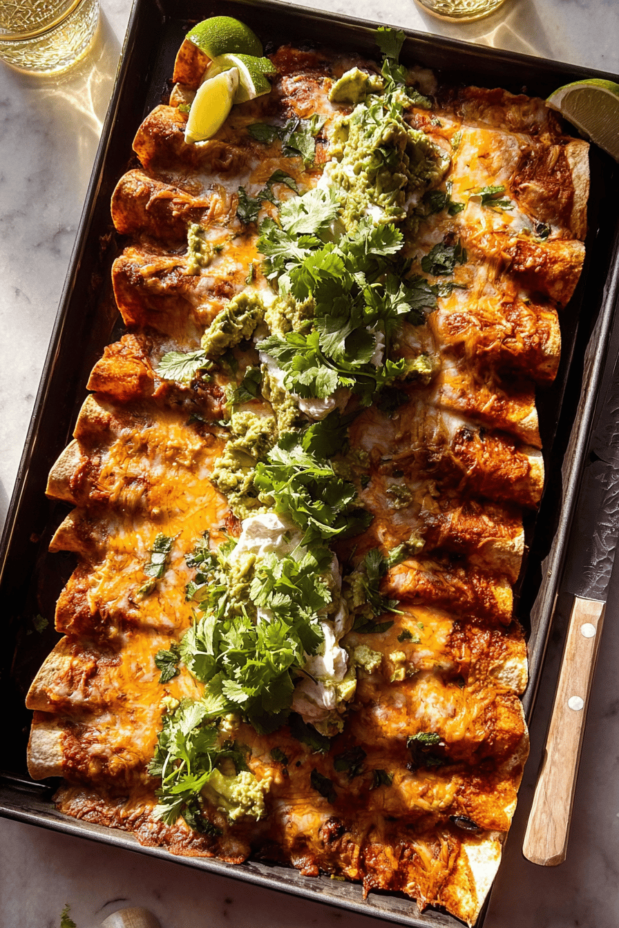 Black Bean Sweet Potato Enchiladas