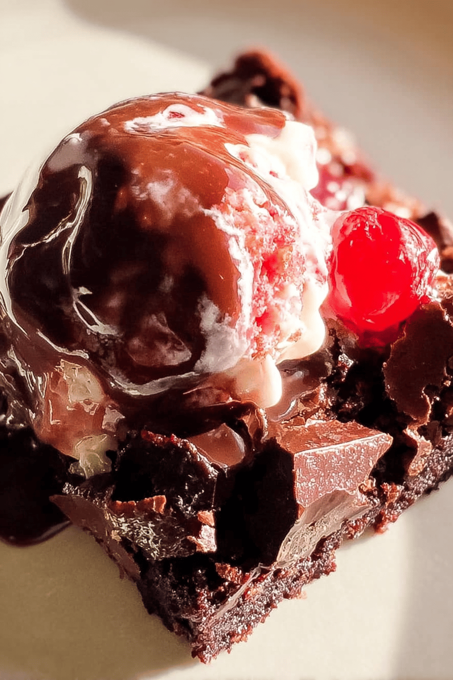 Black Forest Brownies