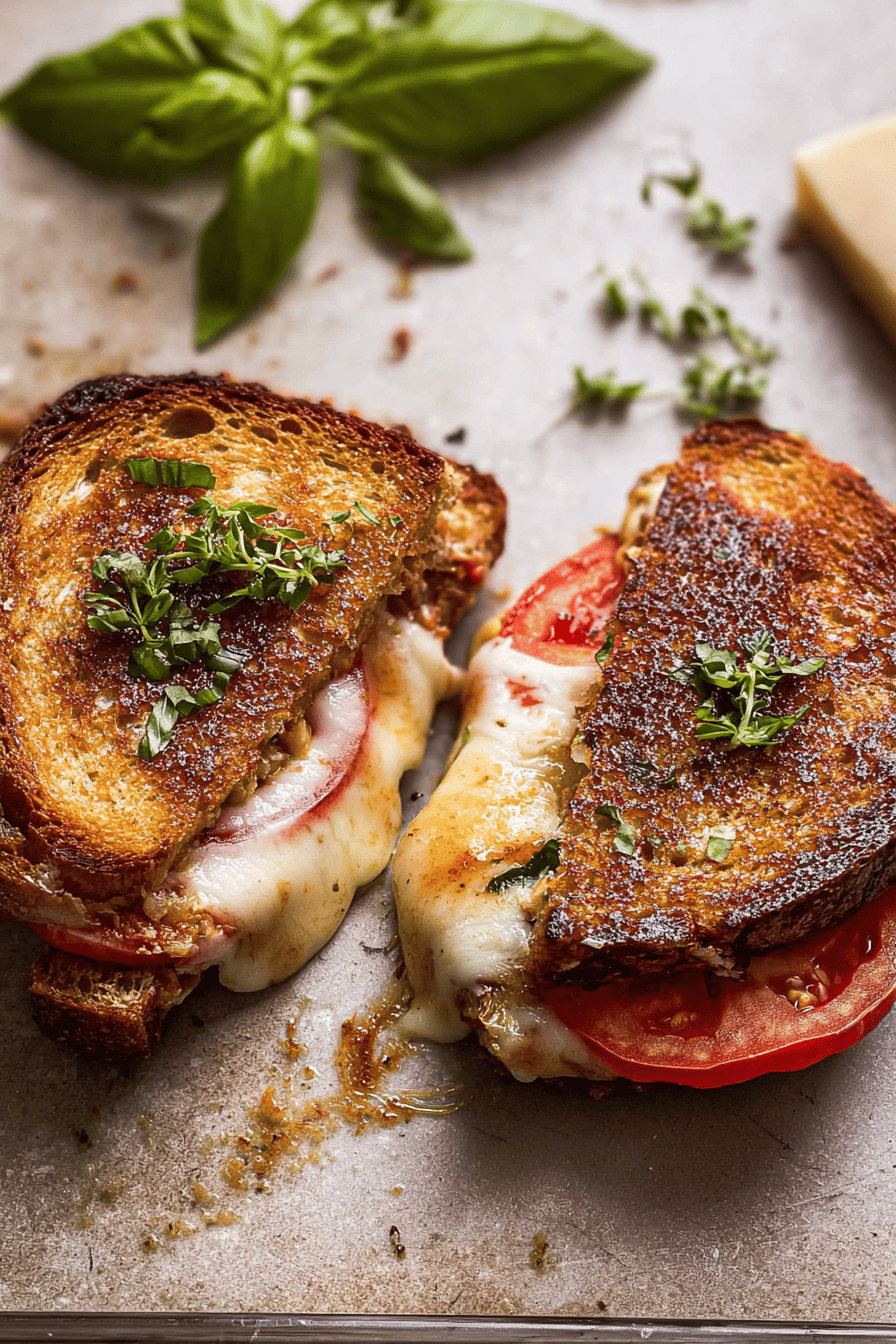 Caprese Grilled Cheese
