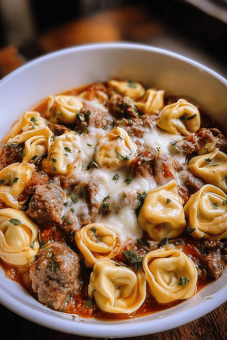 Cheesesteak Tortellini