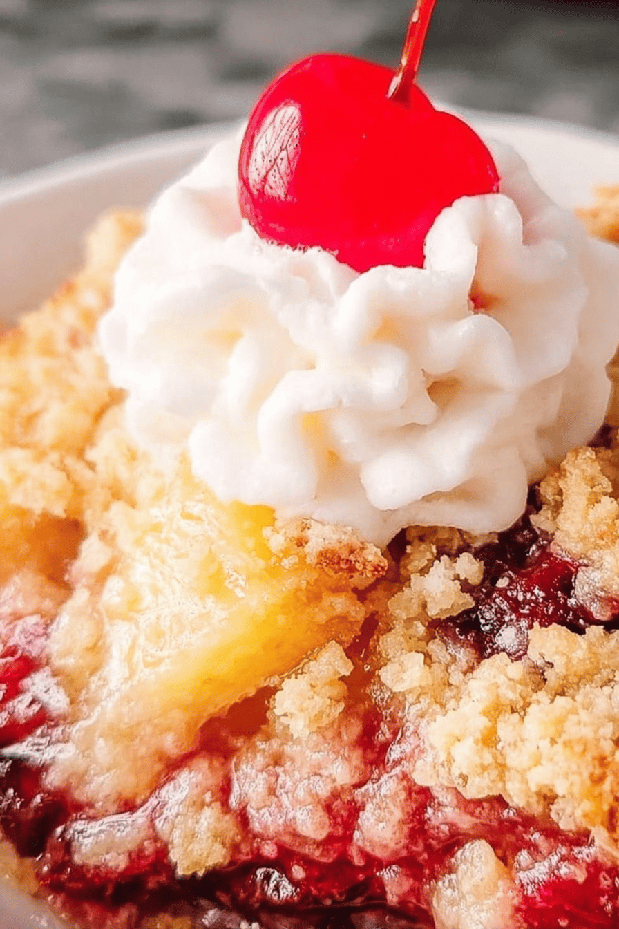 Cherry Pineapple Dump Cake