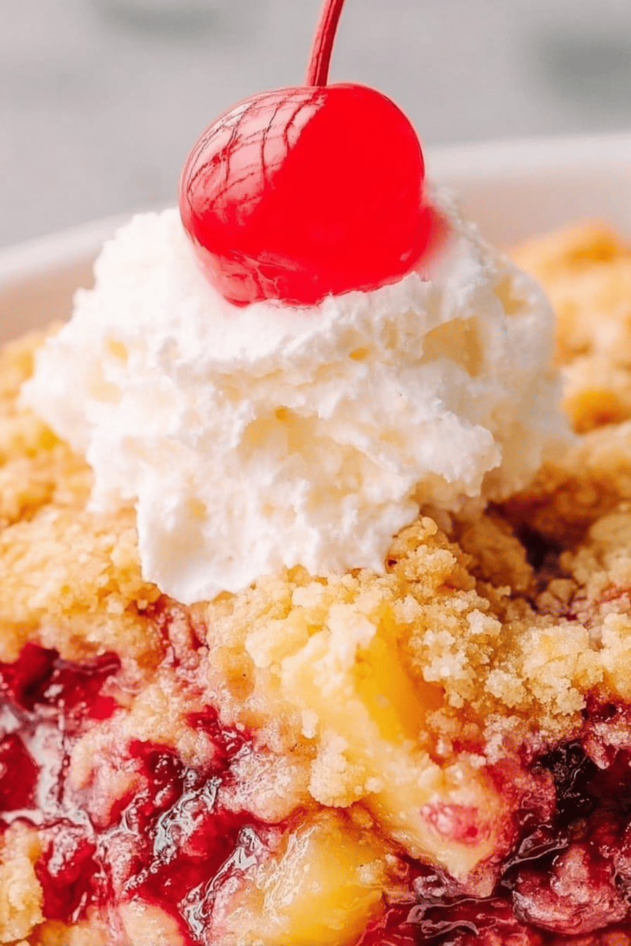 Cherry Pineapple Dump Cake