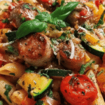 Chicken Sausages With Zucchini Tomatoes And Pasta 34.png