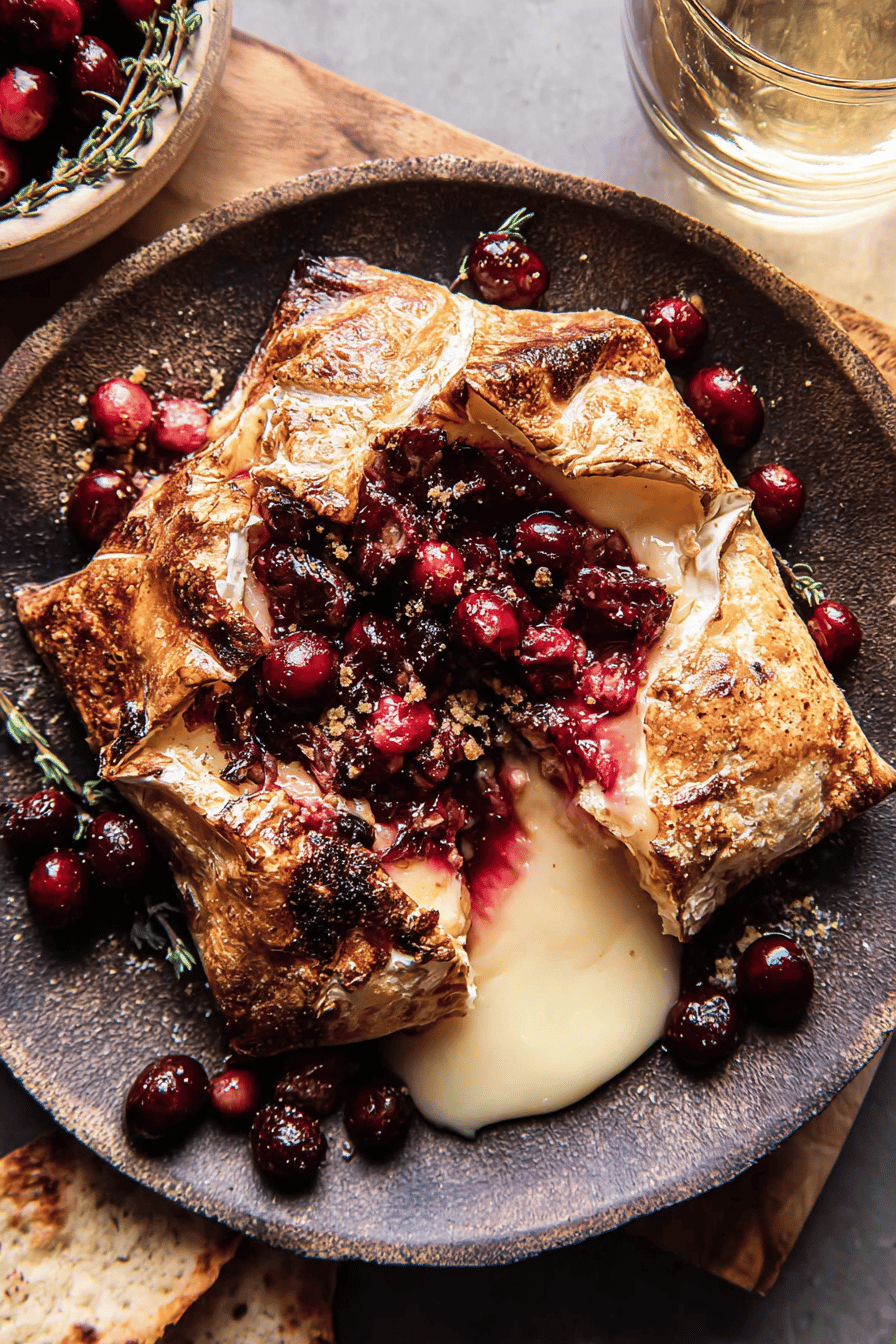 Cranberry Baked Brie