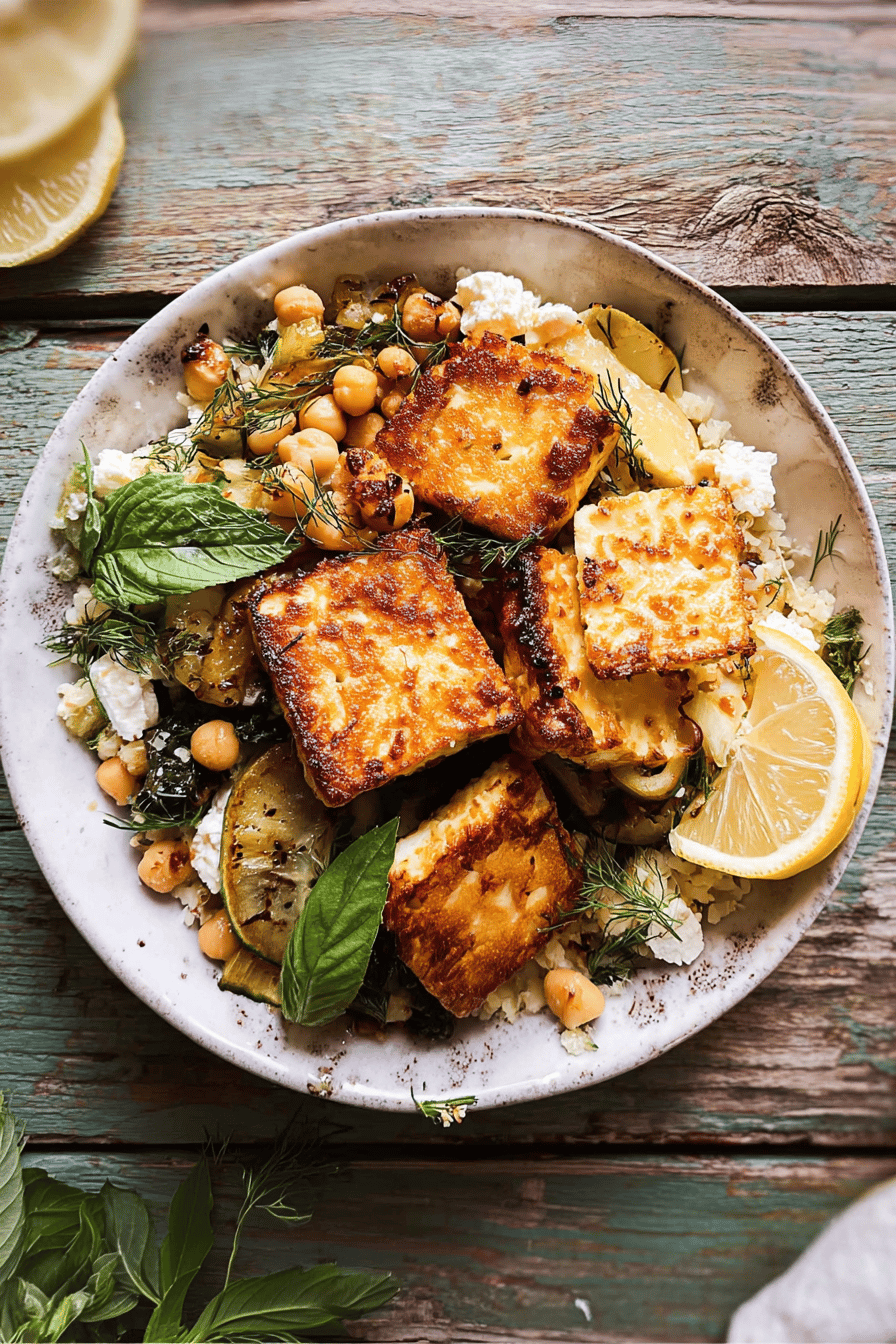 Crispy Lemon Feta