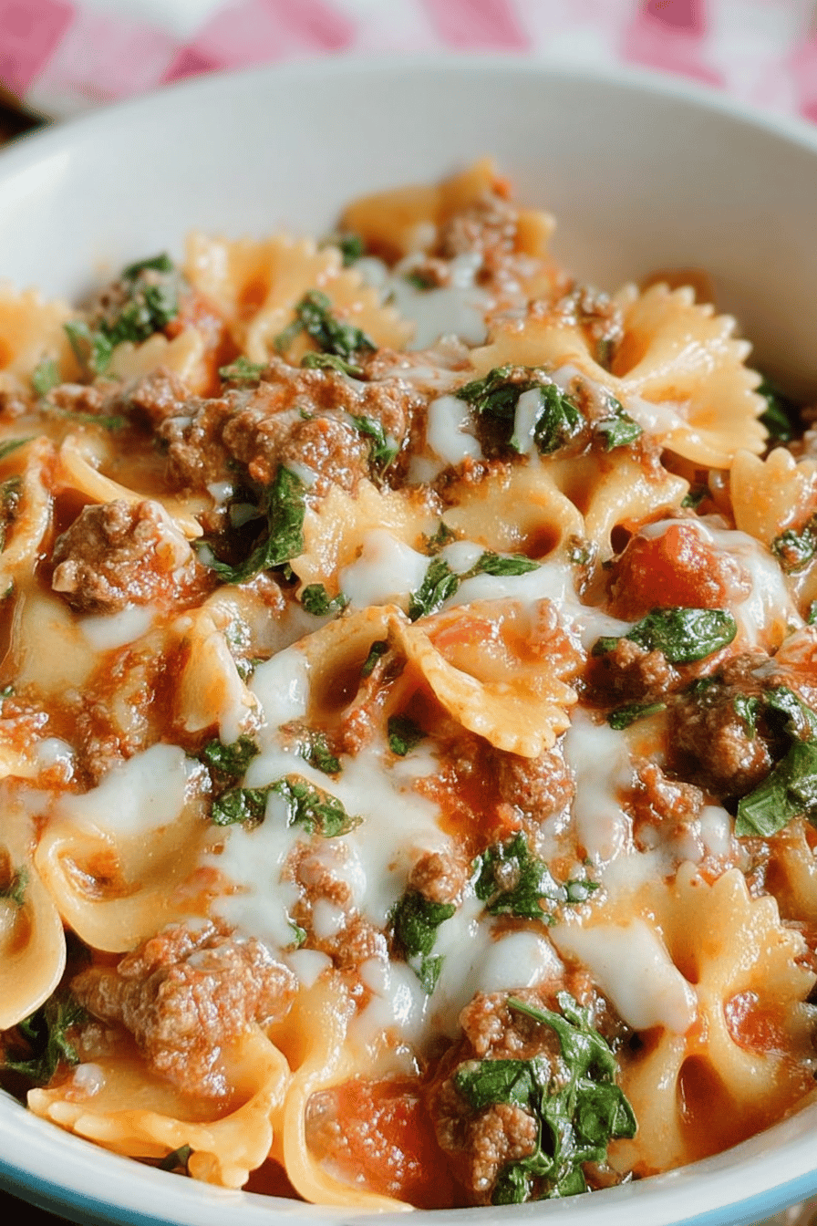 Crock Pot Bowtie Casserole