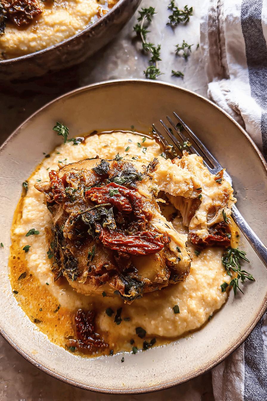 Crockpot Sun Dried Tomato Chicken