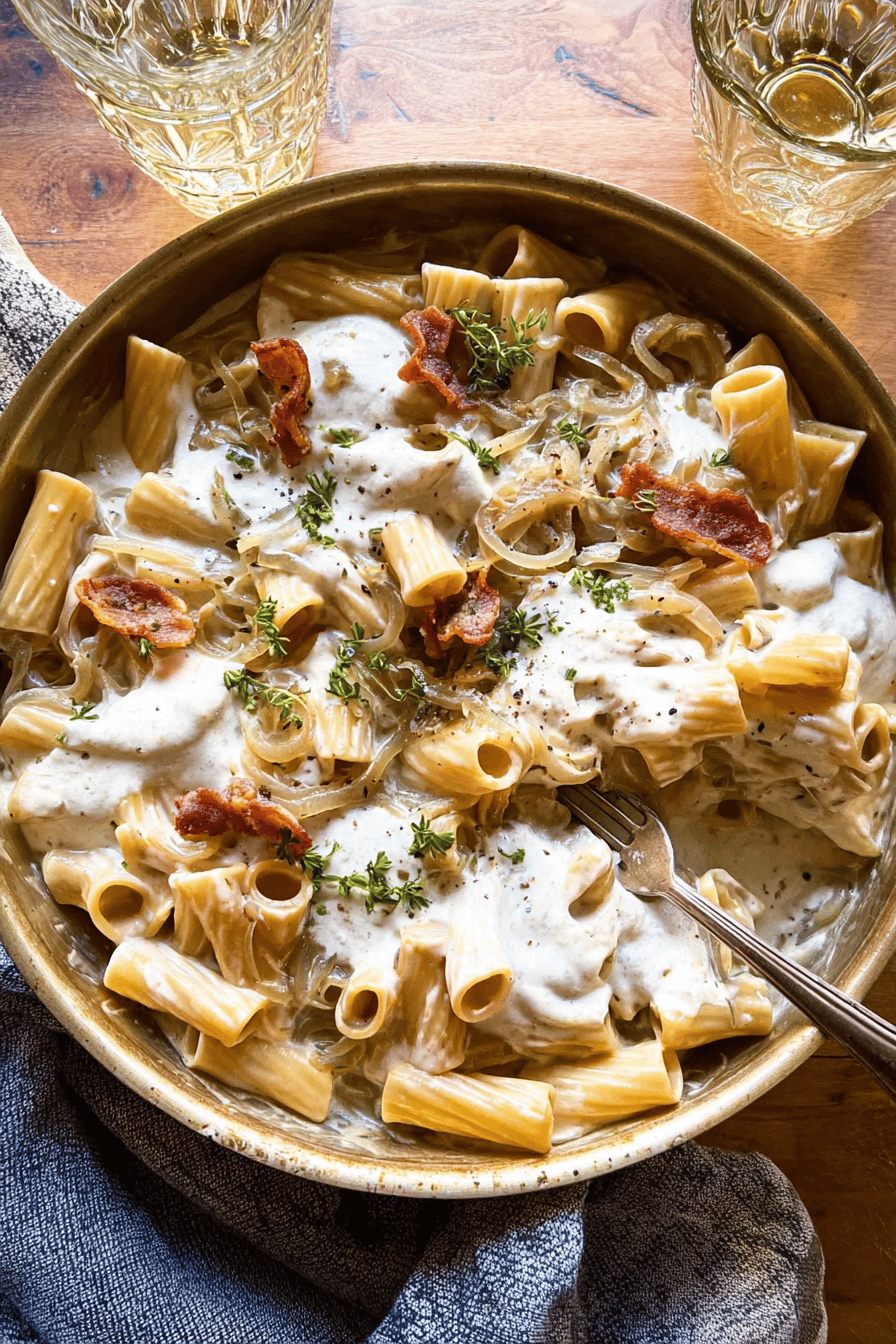 French Onion Pasta