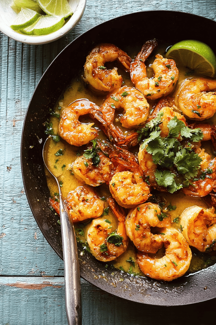 Honey Garlic Butter Shrimp