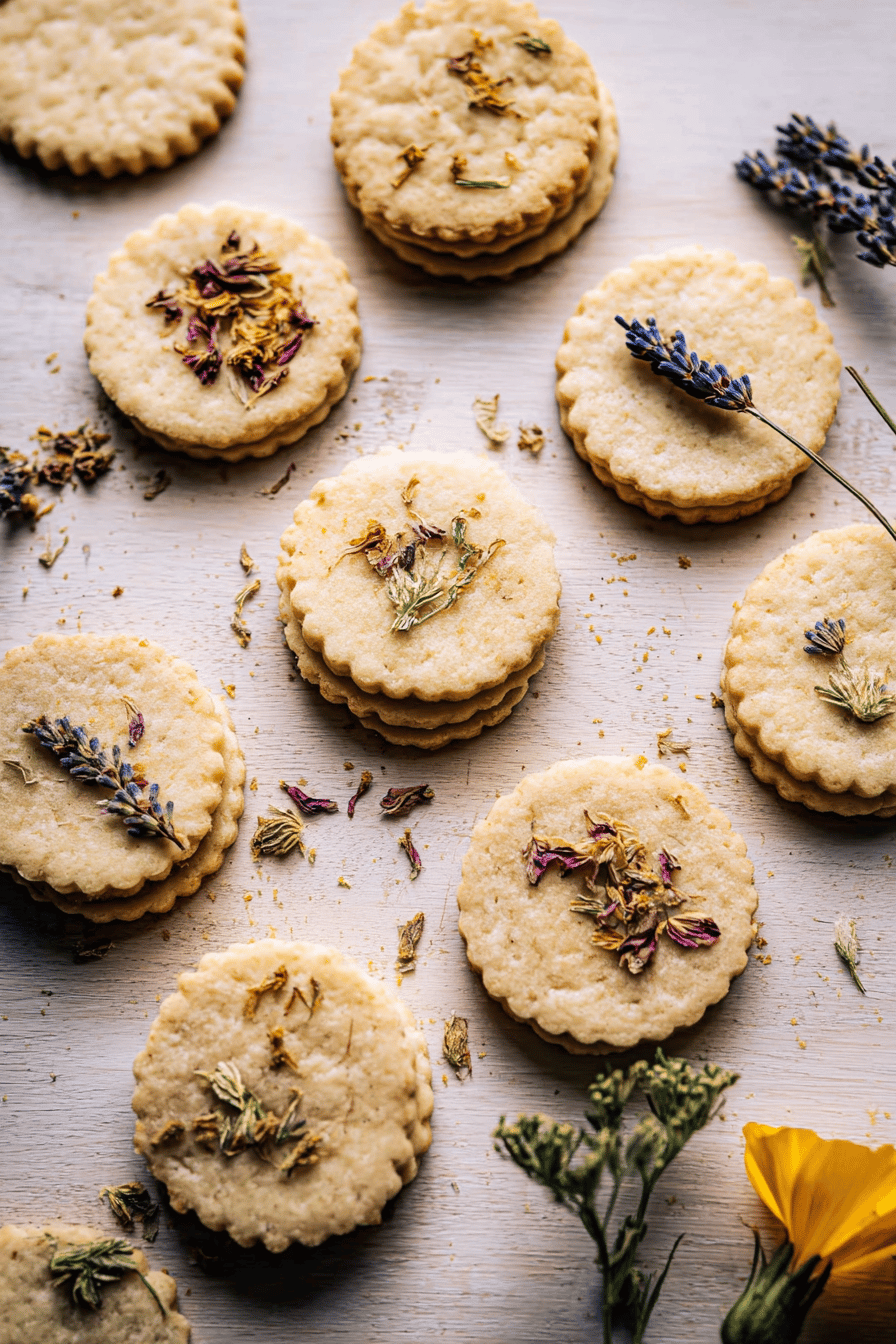Lavender Lemon Sugar Cookies