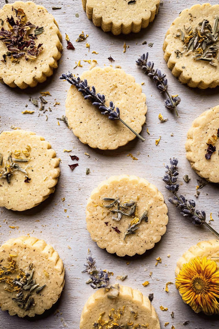 Lavender Lemon Sugar Cookies