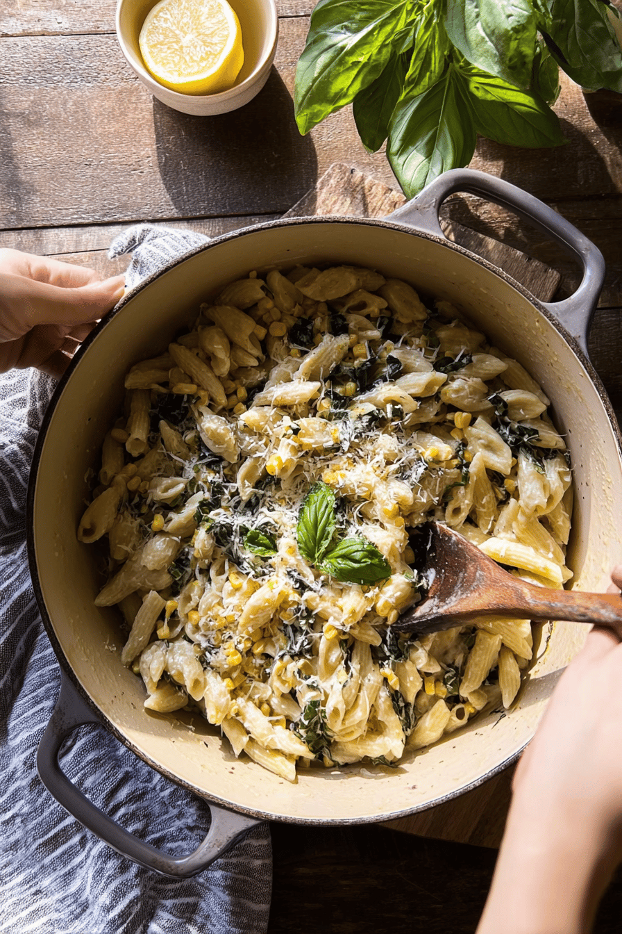 Lemon Basil Corn And Ricotta Pasta 9.png