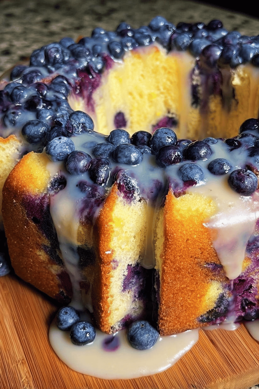 Lemon Blueberry Pound Cake