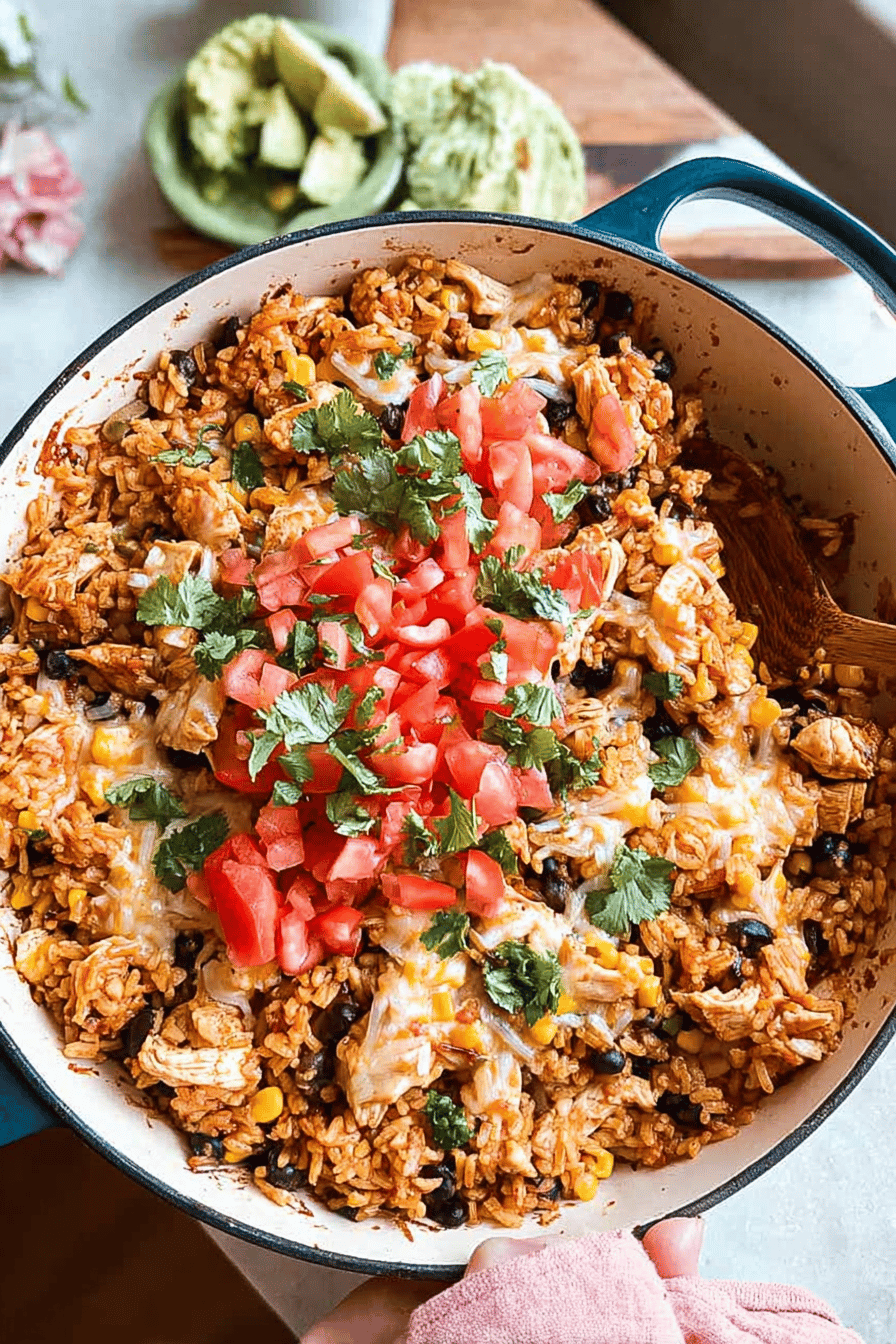 Mexican Chicken And Rice Skillet