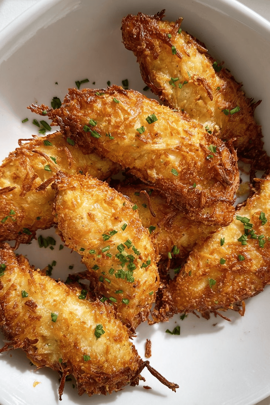 Parmesan Crusted Air Fryer Chicken Tenders