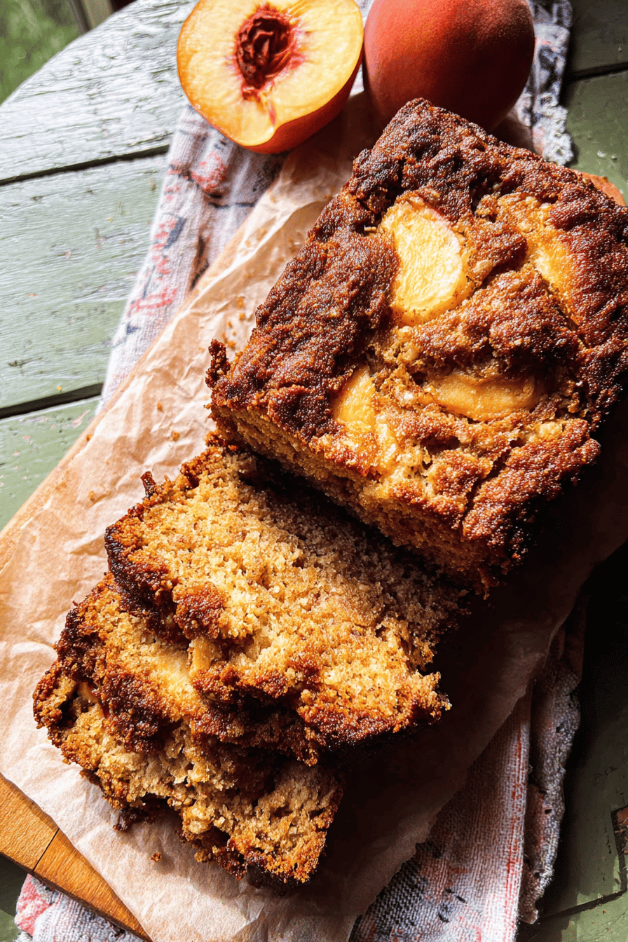 Peach Muffin Bread