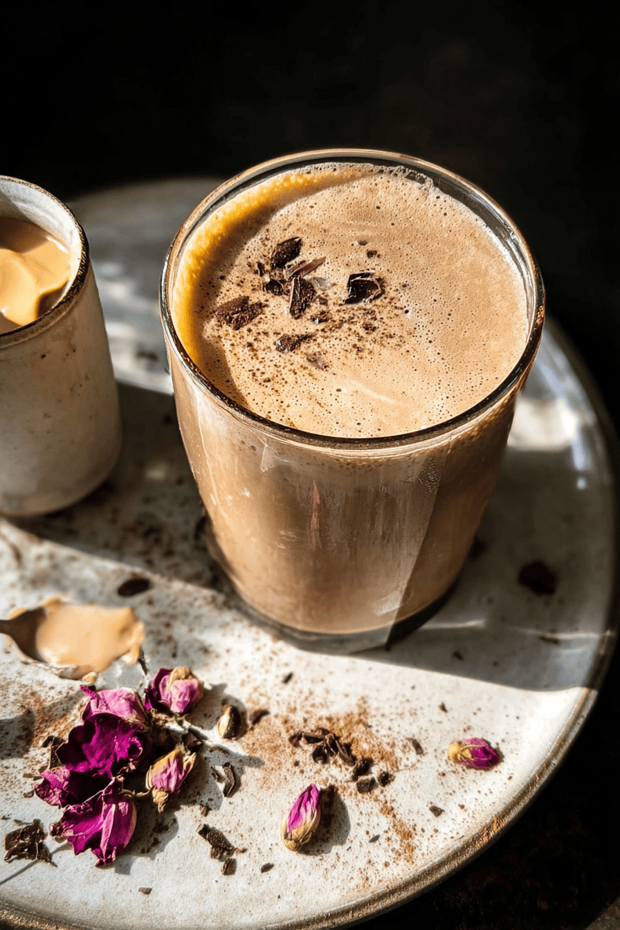 Peanut Butter Oatmeal Latte Shake