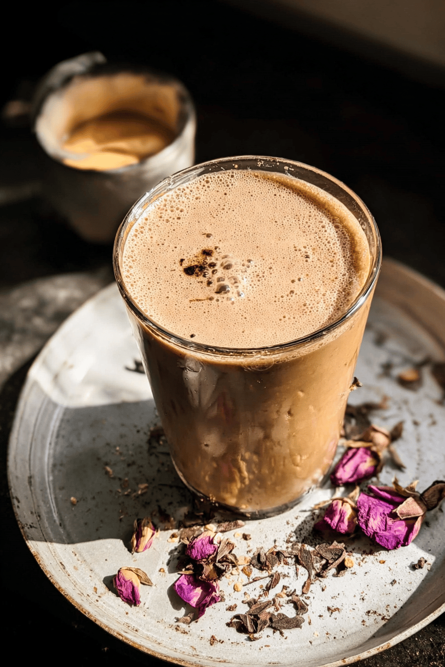 Peanut Butter Oatmeal Latte Shake