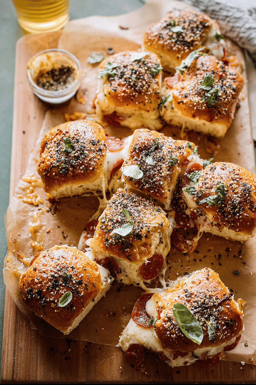 Pizza Dip Sliders