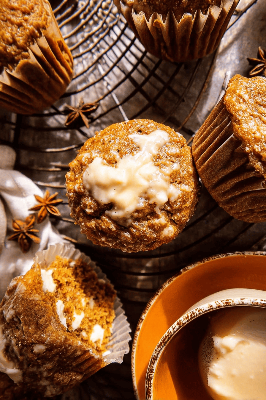 Pumpkin Cream Cheese Muffins