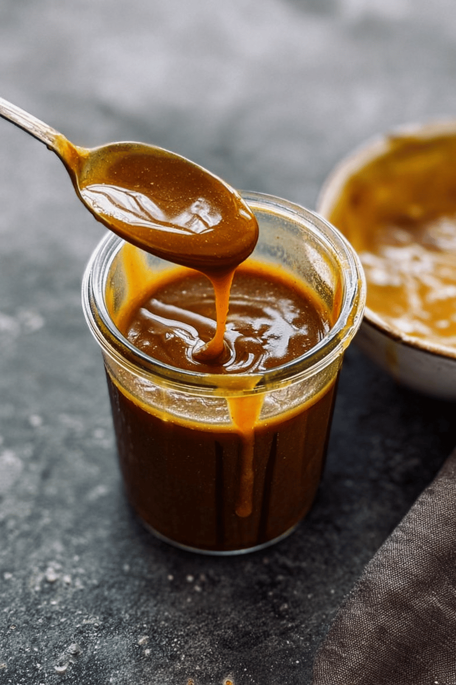 Pumpkin Spice Salted Caramel Sauce