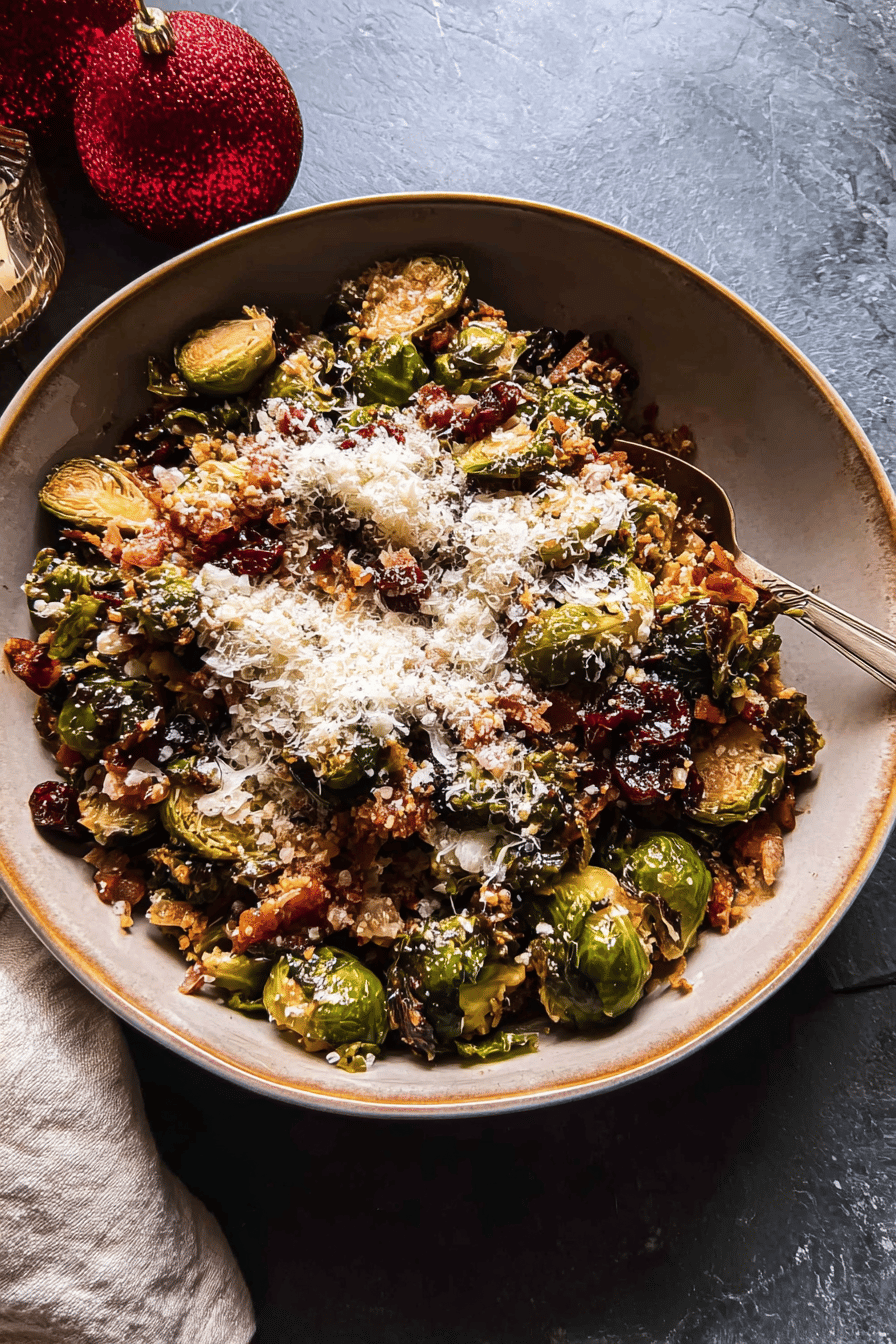 Roasted Brussels Sprout Salad