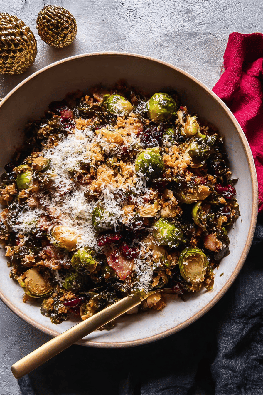 Roasted Brussels Sprout Salad