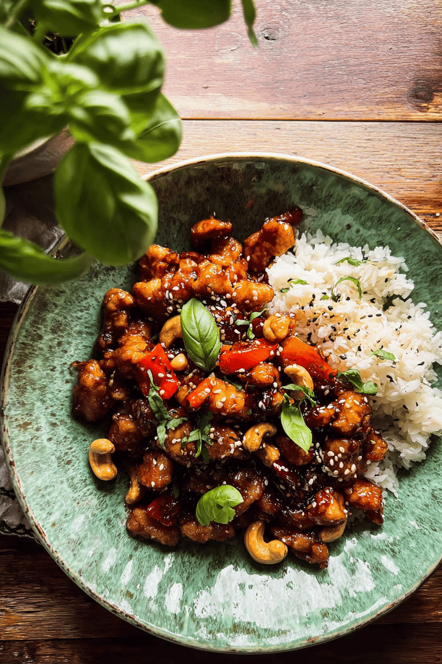 Sesame Cashew Chicken