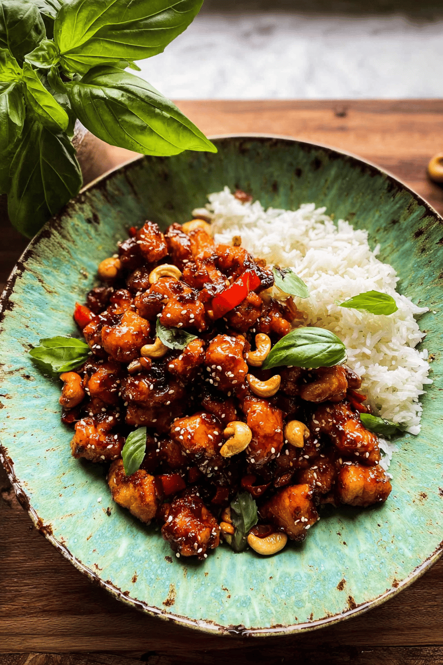 Sesame Cashew Chicken