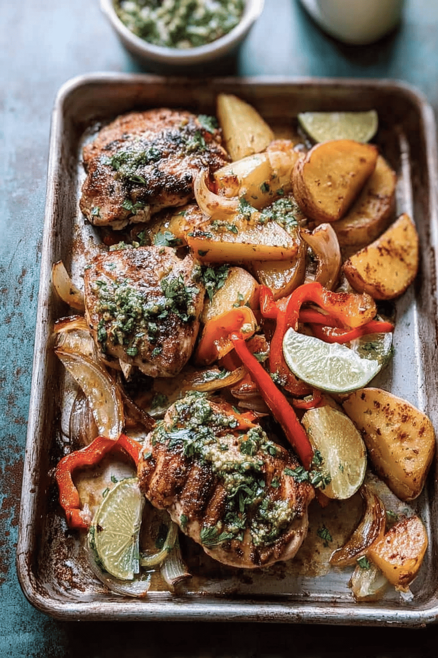 Sheet Pan Cuban Chicken