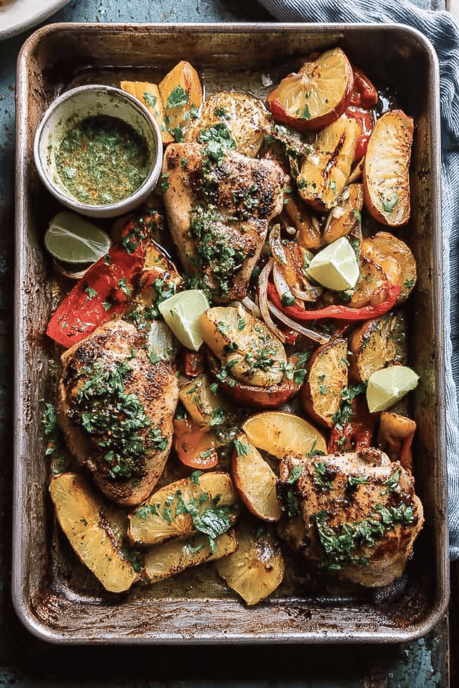 Sheet Pan Cuban Chicken