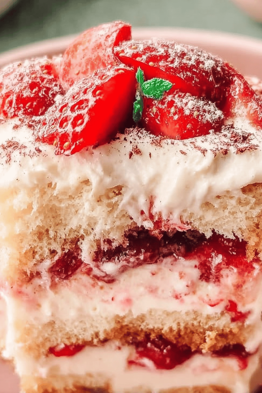 Strawberry Tiramisu