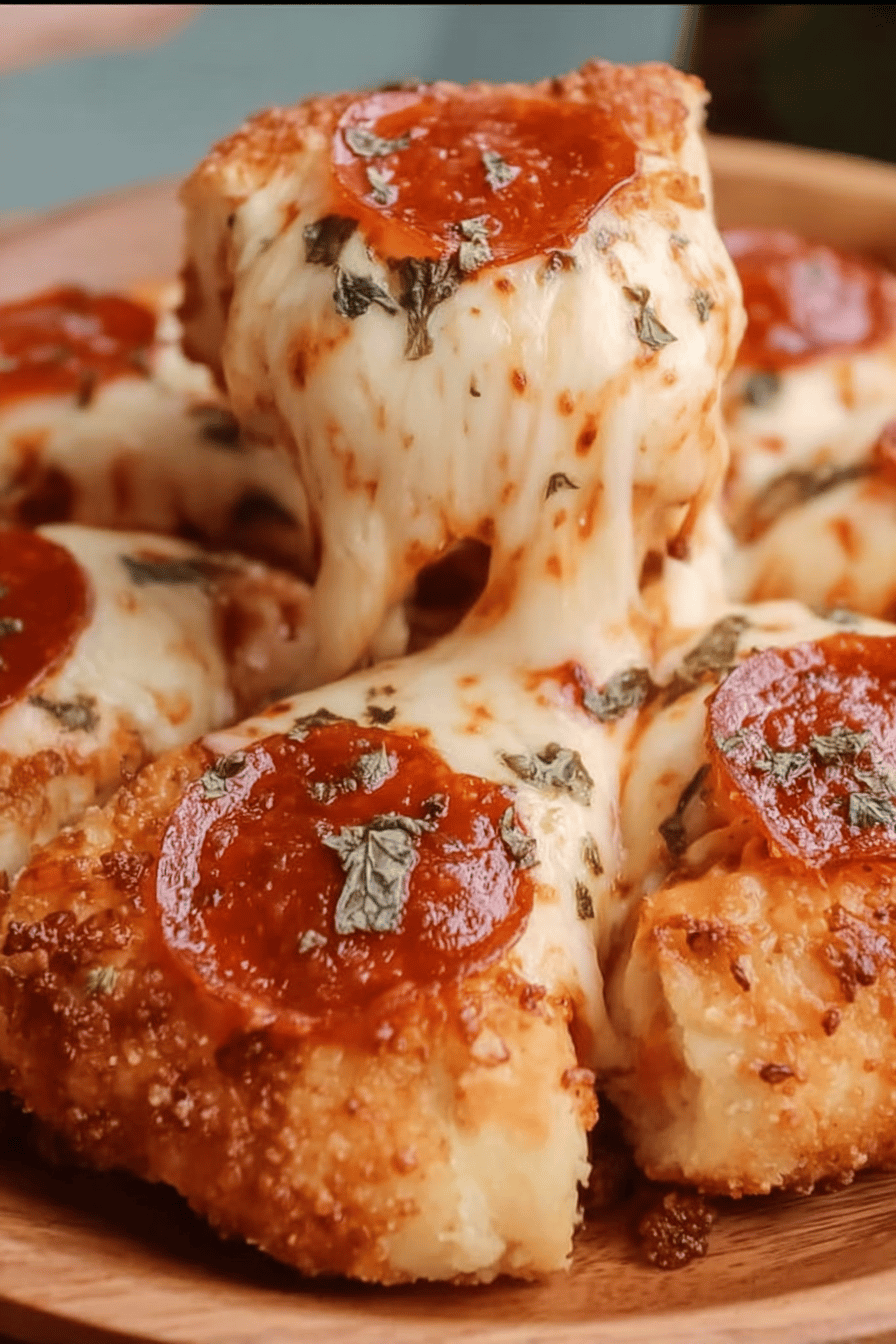 Stuffed Crust Pizza Snacks