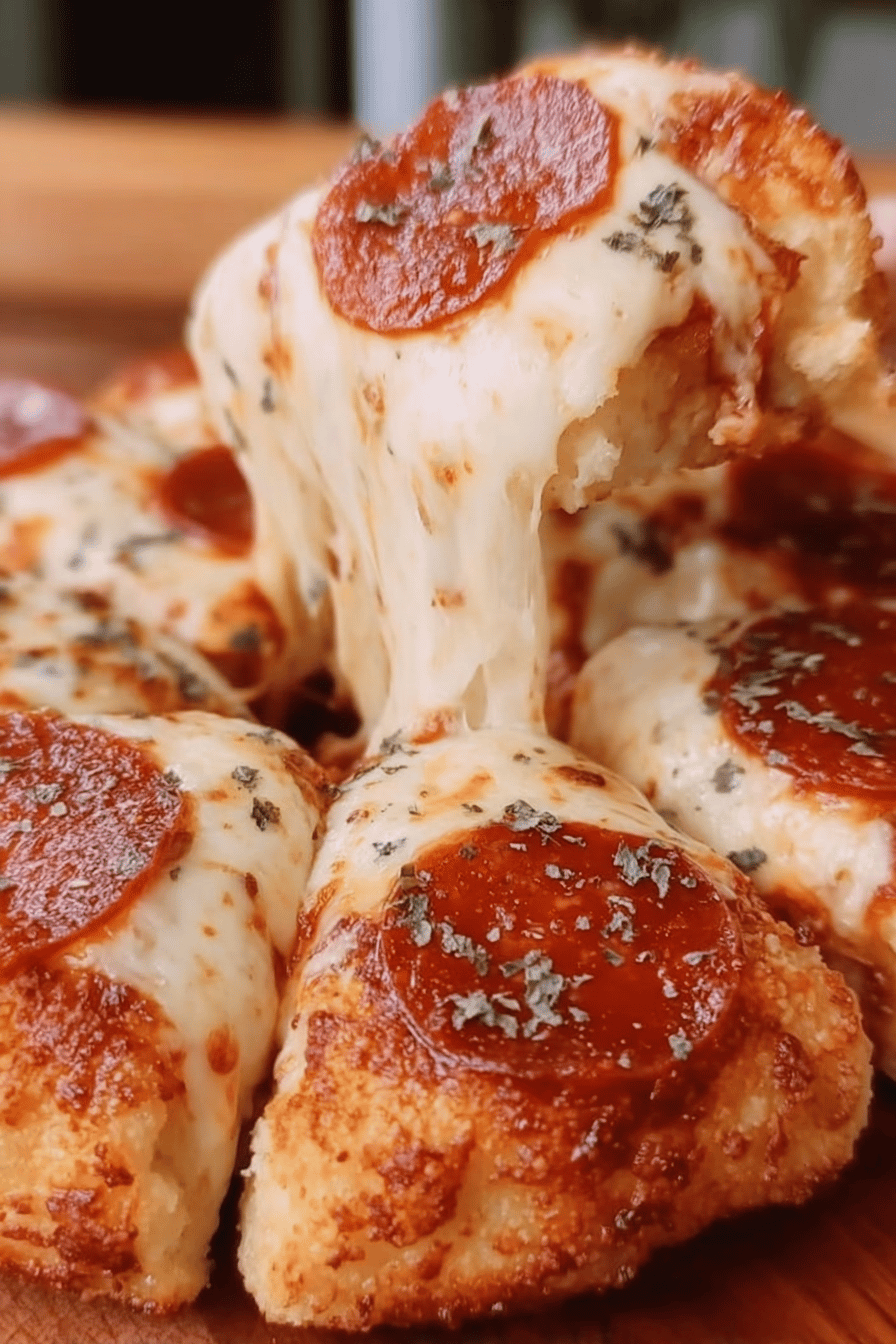 Stuffed Crust Pizza Snacks