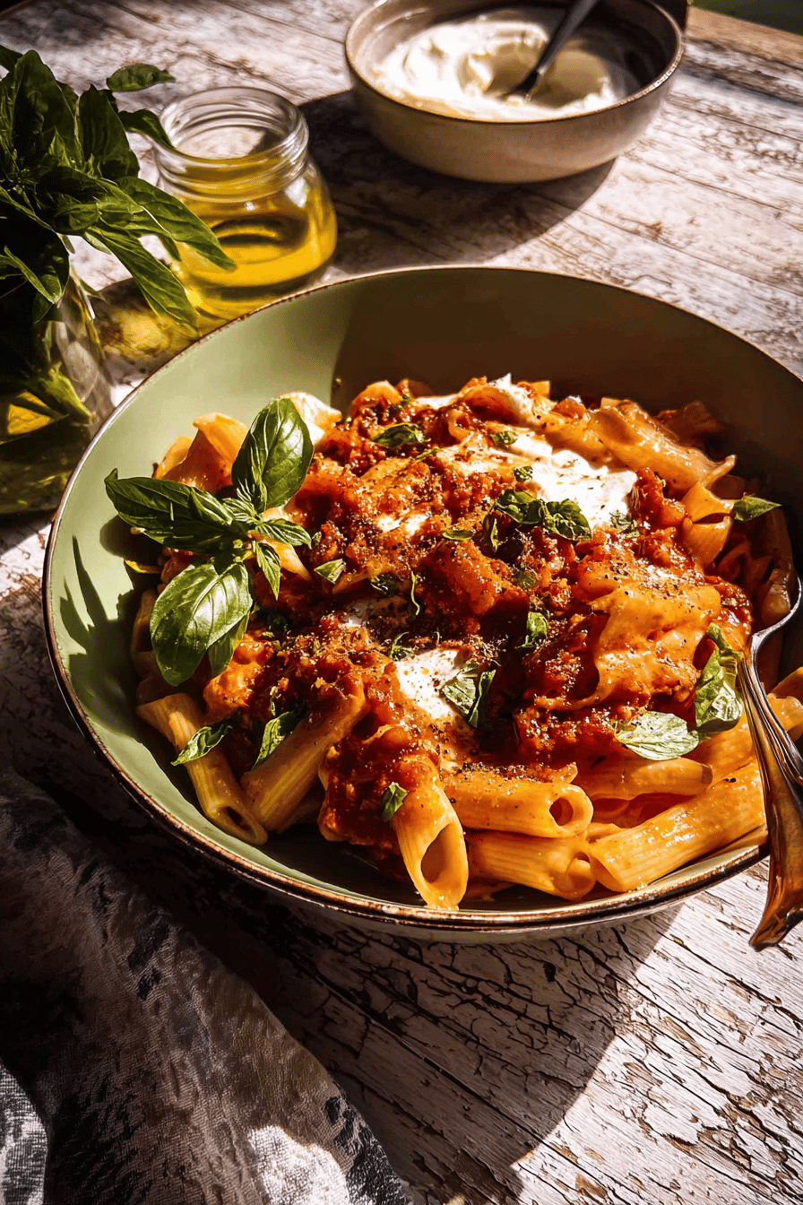 Tomato And Ricotta Pasta