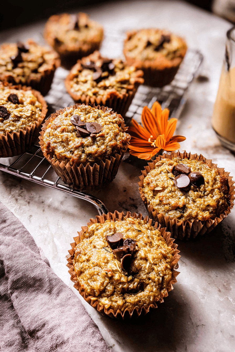 Zucchini Oatmeal Muffins